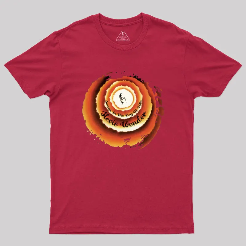 Stevie Wonder Songs In The Key Of Life Geek T-Shirt - Image 5