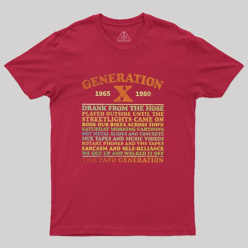 Gen X Summer Day Geek T-Shirt - Image 4