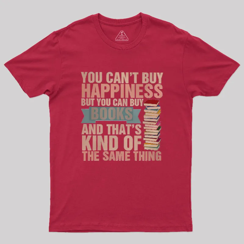 Books=Happiness Geek T-Shirt - Image 4