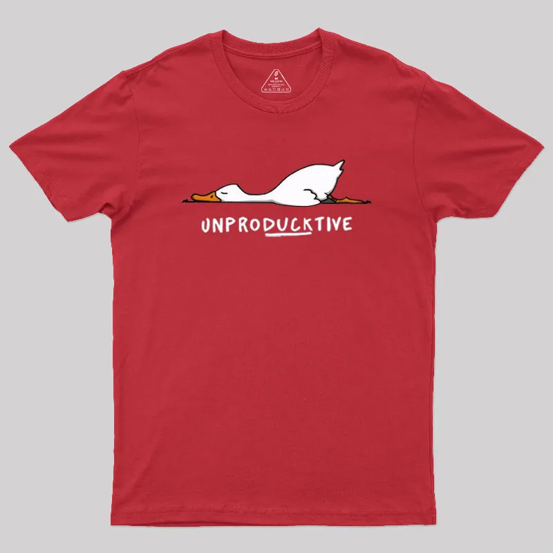 Unproducktive Geek T-Shirt - Image 5