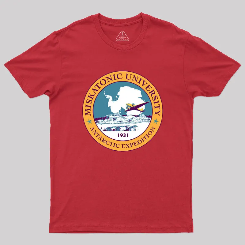 Miskatonic University Antarctic Expedition 1931 Geek T-Shirt - Image 5