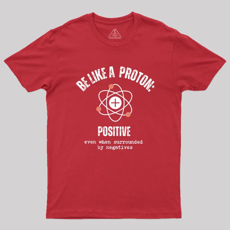 Be like a Proton Geek T-Shirt - Image 4