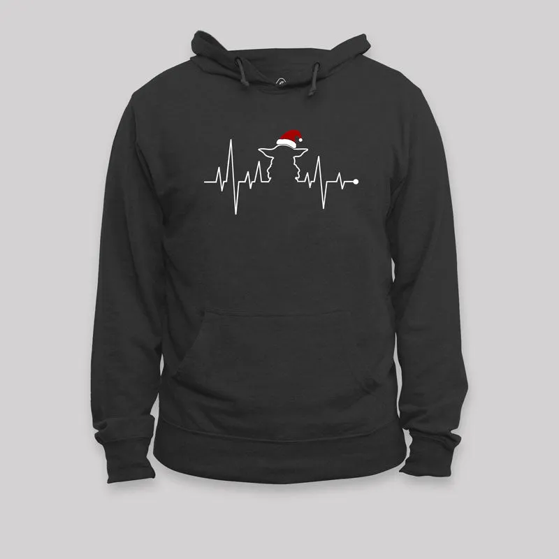 Alternative view of Heart Beat Baby Geek Hoodie