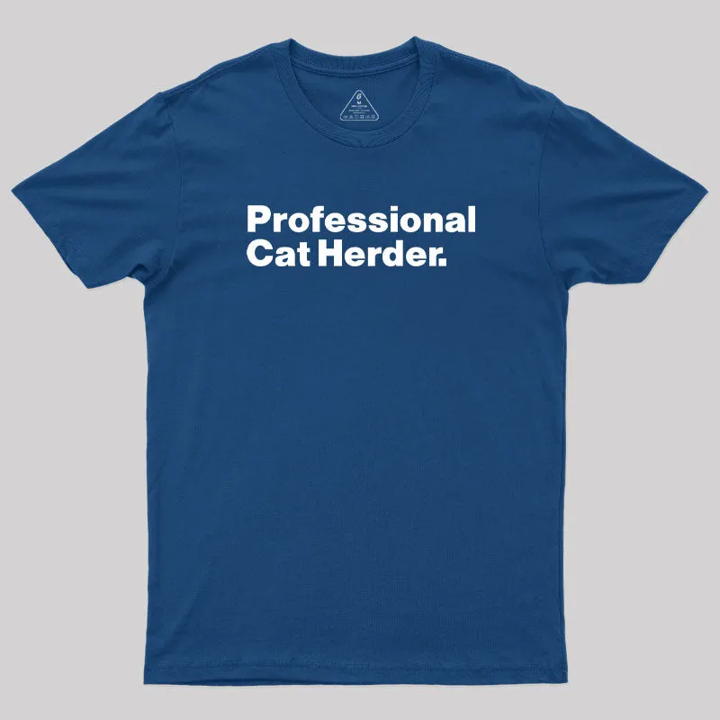 Professional Cat Herder T-Shirt - Image 2