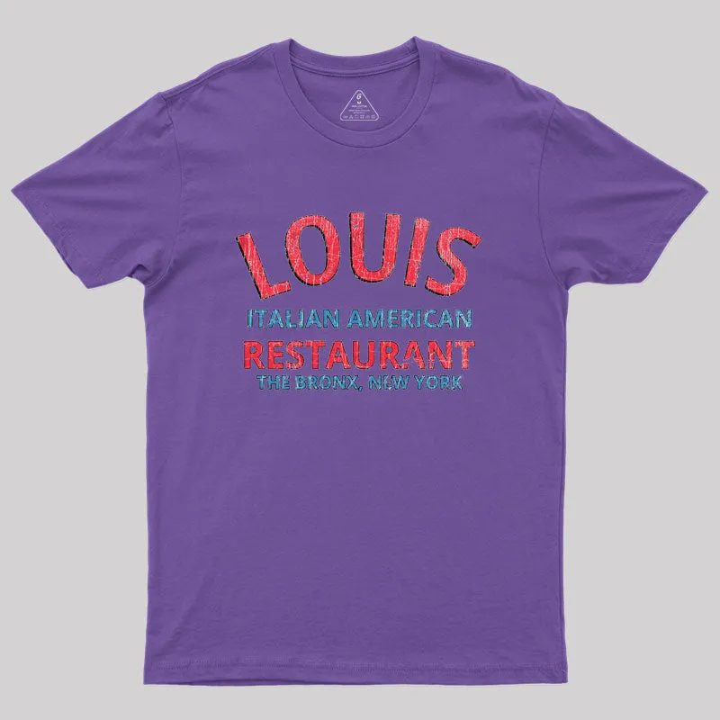 Louis Restaurant Godfather Geek T-Shirt - Image 6