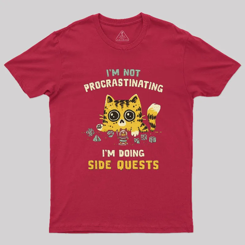 I Am Doing Side Quests Geek T-Shirt - Image 5