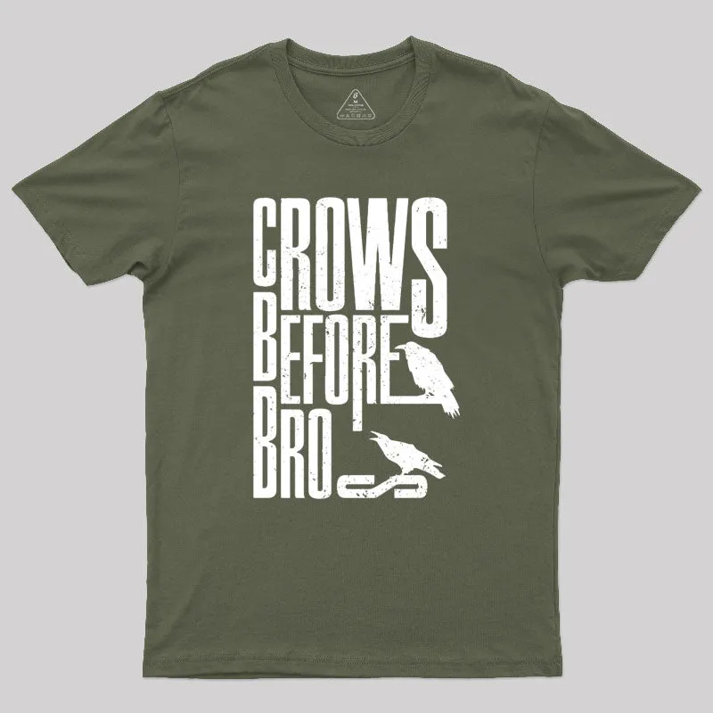 Crows Before Bros T-Shirt - Image 3