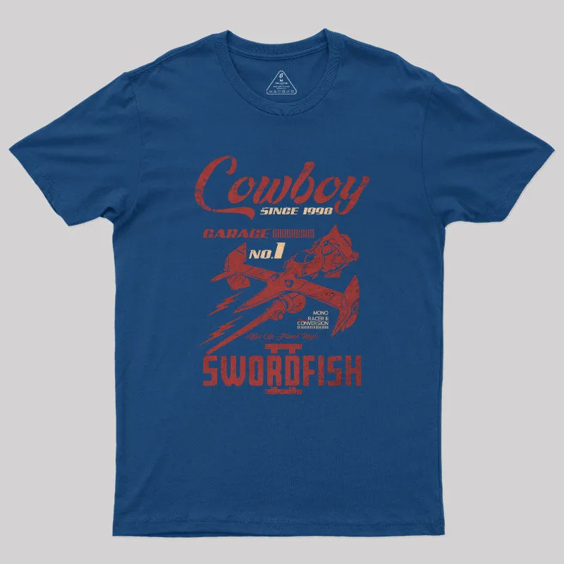 Alternative view of Cowboy Garage T-Shirt