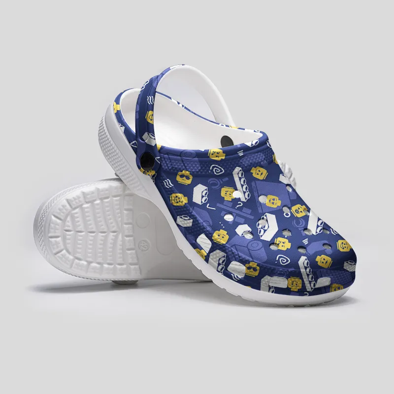 Building Blocks Geek Rubber Clogs