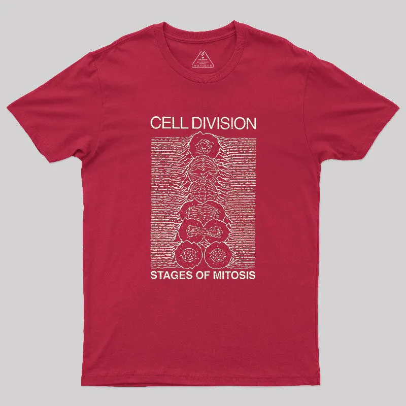 Cell Division- Stages Of Mitosis Geek T-Shirt - Image 4