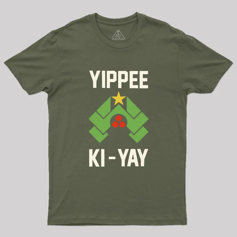 Yippee Ki Yay Christmas Geek T-Shirt - Image 4