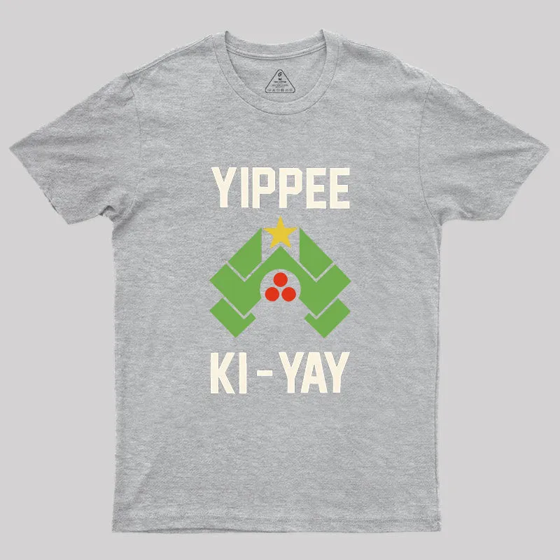 Yippee Ki Yay Christmas Geek T-Shirt - Image 5