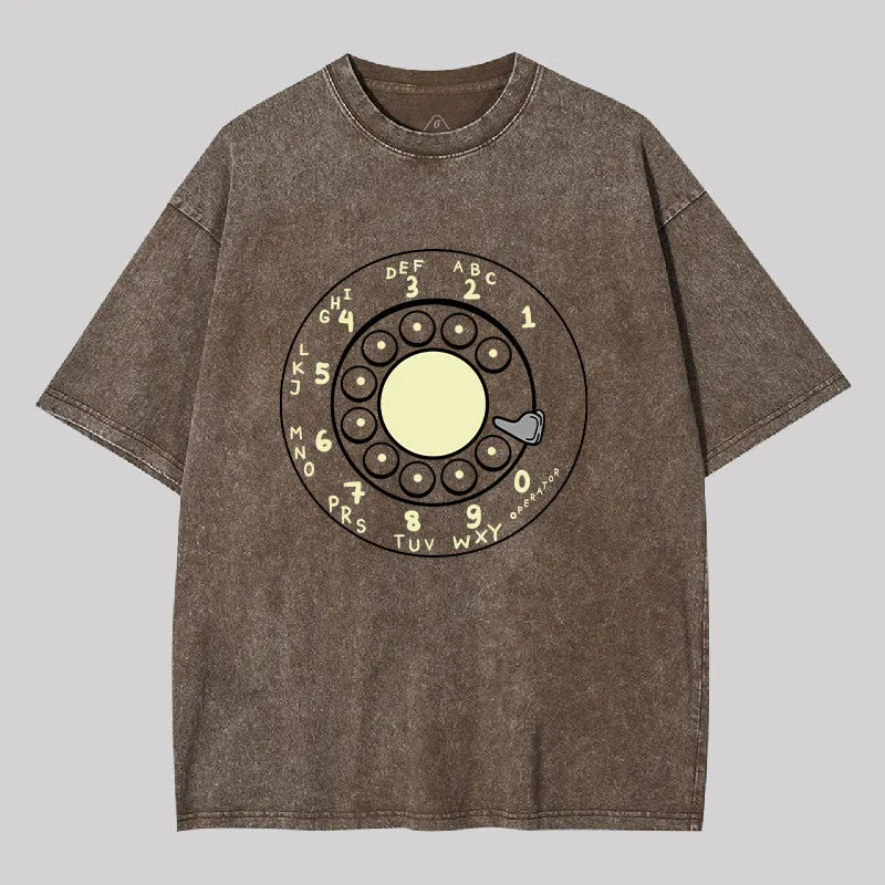 Rotary Dial Vintage Washed T-Shirt - Image 3