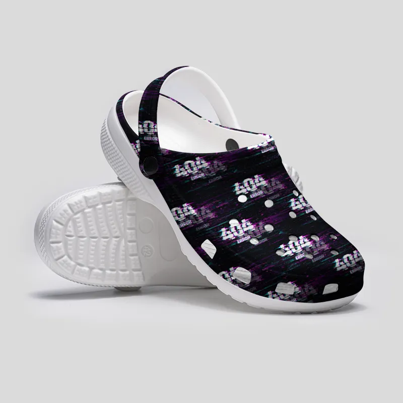 Error 404 Geek Rubber Clogs