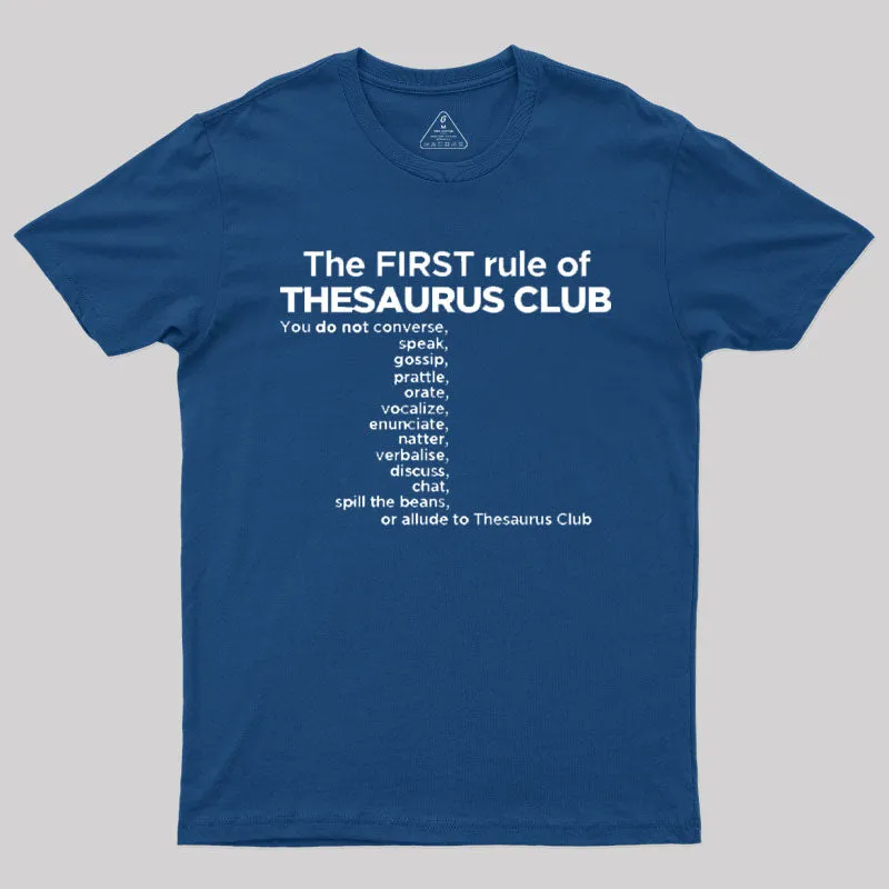 Thesaurus Club Confidential Geek T-Shirt - Image 2