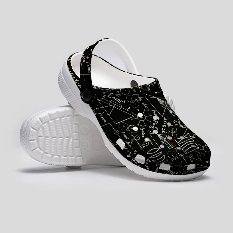 Physics Notes Geek Rubber Clogs