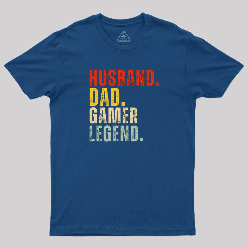 Alternative view of Gamer Dad T-Shirt