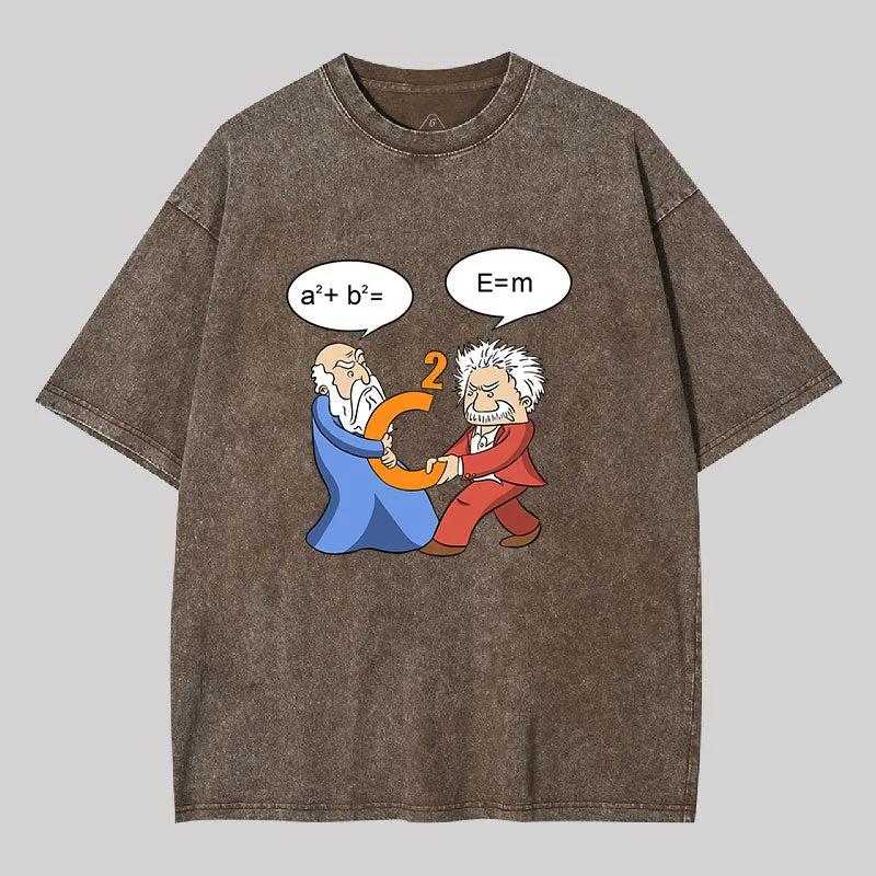 Funny Scientist Washed T-Shirt - Image 5