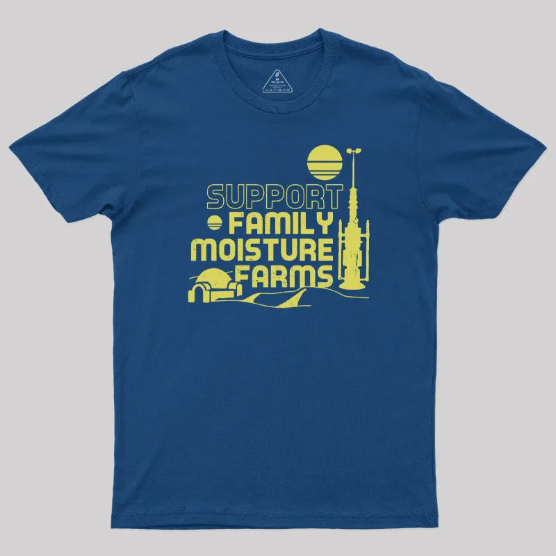 Alternative view of Support Family Moisture Farms Geek T-Shirt