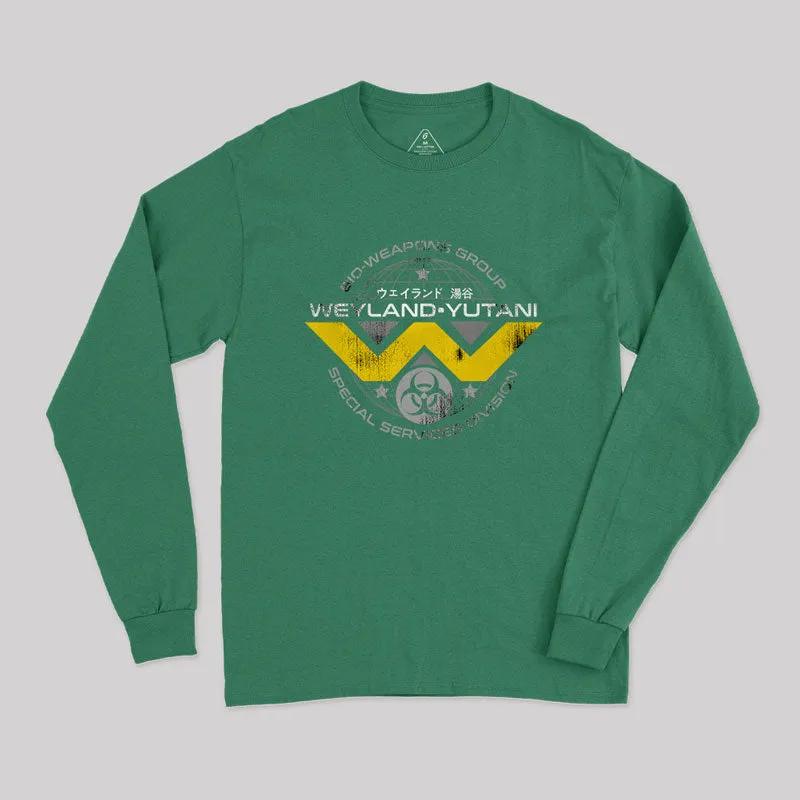 Weyland Yutani Scifi Geek Long Sleeve T-Shirt - Image 3