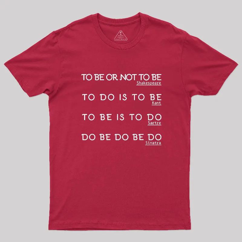 Philosophical lyric Poetic Sinatra Classic Geek T-Shirt - Image 5