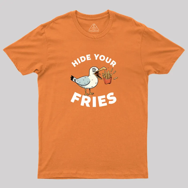 Hide Your Fries Geek T-Shirt - Image 7