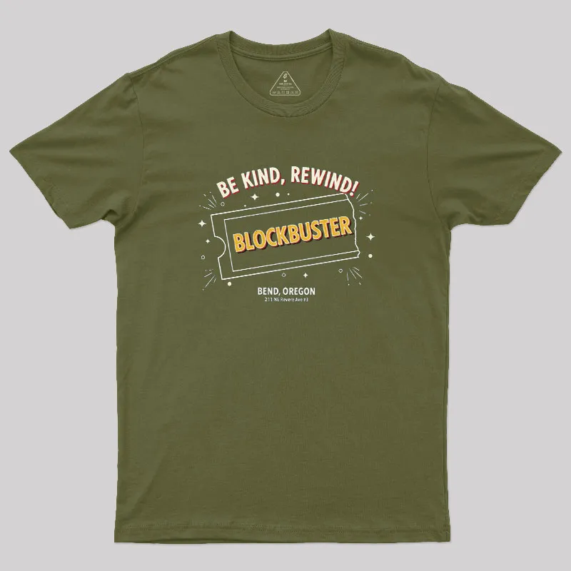 Be Kind, Rewind! Geek T-Shirt - Image 3