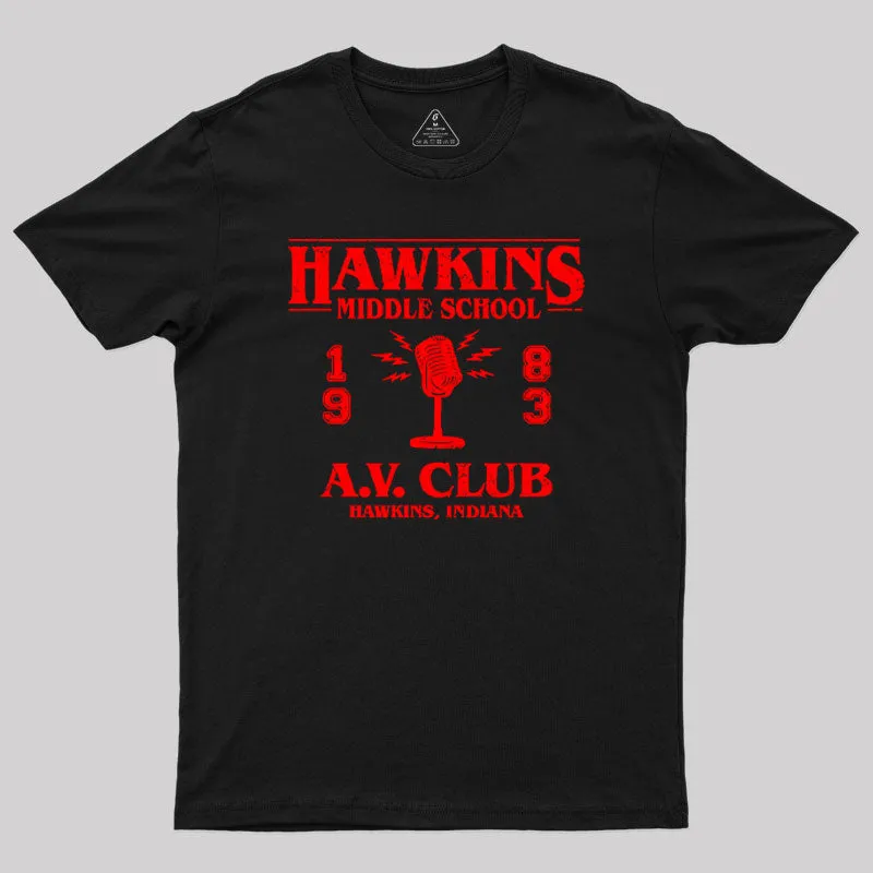 Hawkins Middle School A.V. Club T-Shirt