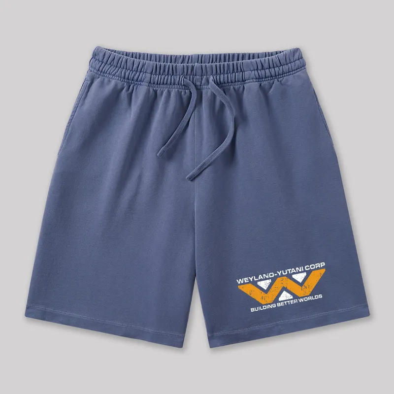 Weyland Yutani Corp Geeky Washed Shorts - Image 5