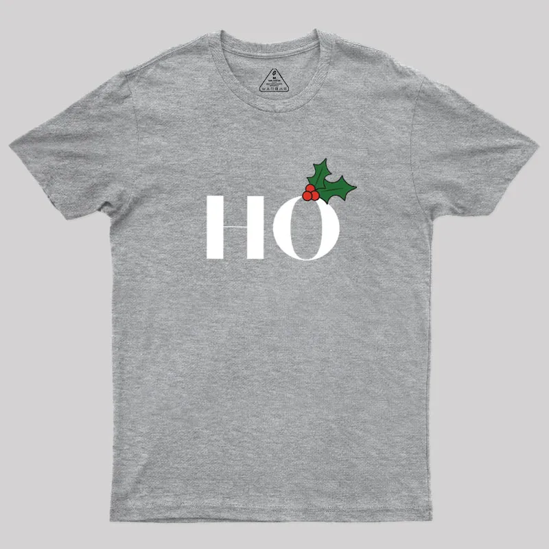 Christmas Ho Holly Classic Geek T-Shirt - Image 4