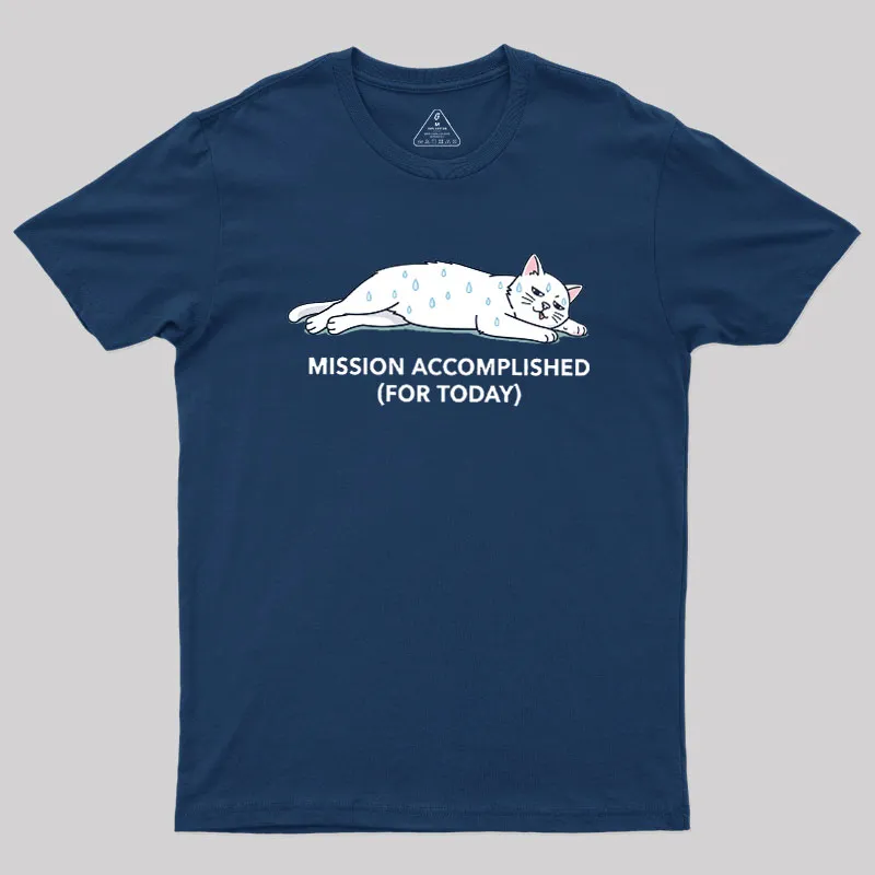 Mission Accomplished Geek T-Shirt - Image 2