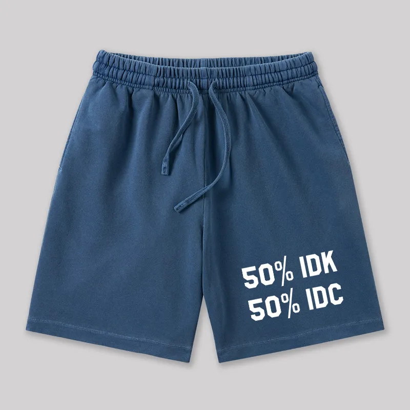 50%IDC Geeky Washed Shorts - Image 5