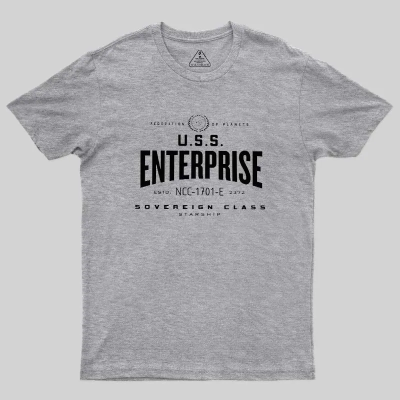 U.S.S. Enterprise-E Geek T-Shirt - Image 4