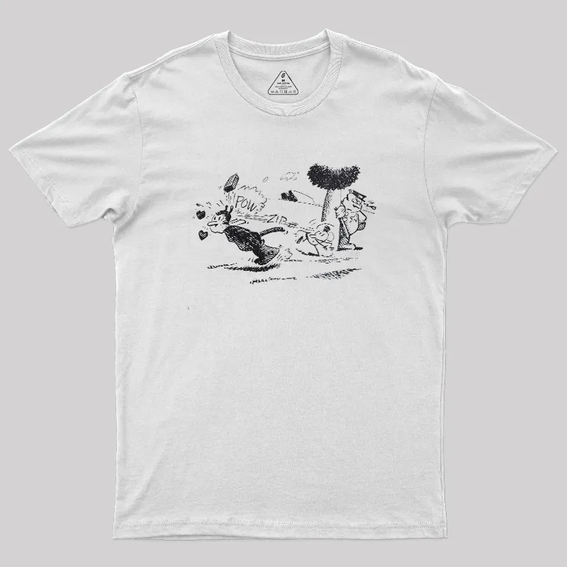 Krazy Kat Geek T-Shirt - Image 4