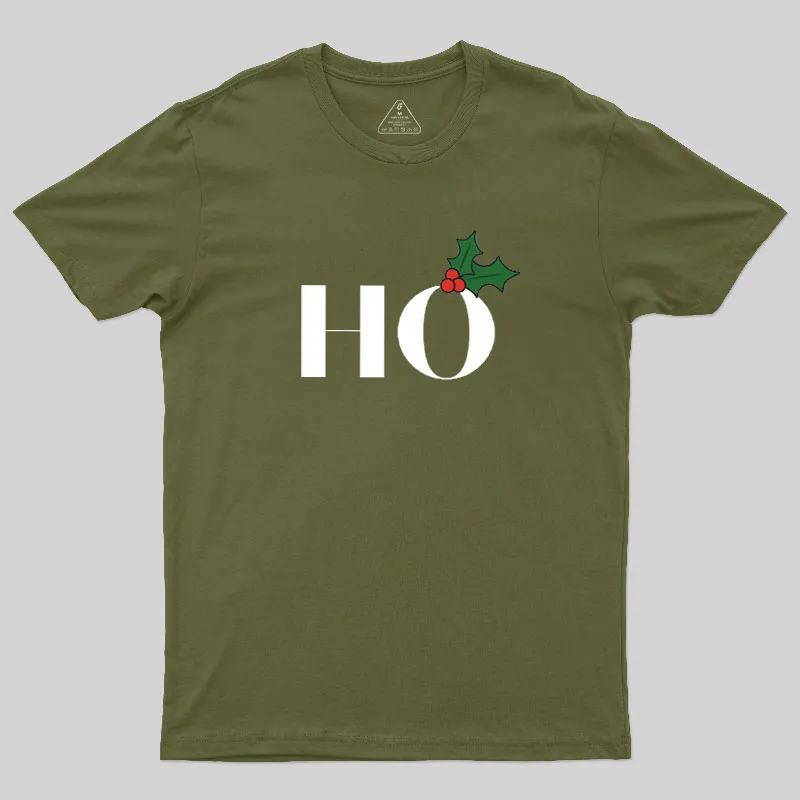 Christmas Ho Holly Classic Geek T-Shirt - Image 3