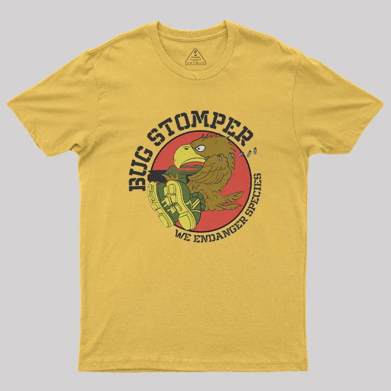 Colonial Marines Bug Stomper We Endanger Species Geek T-Shirt - Image 5