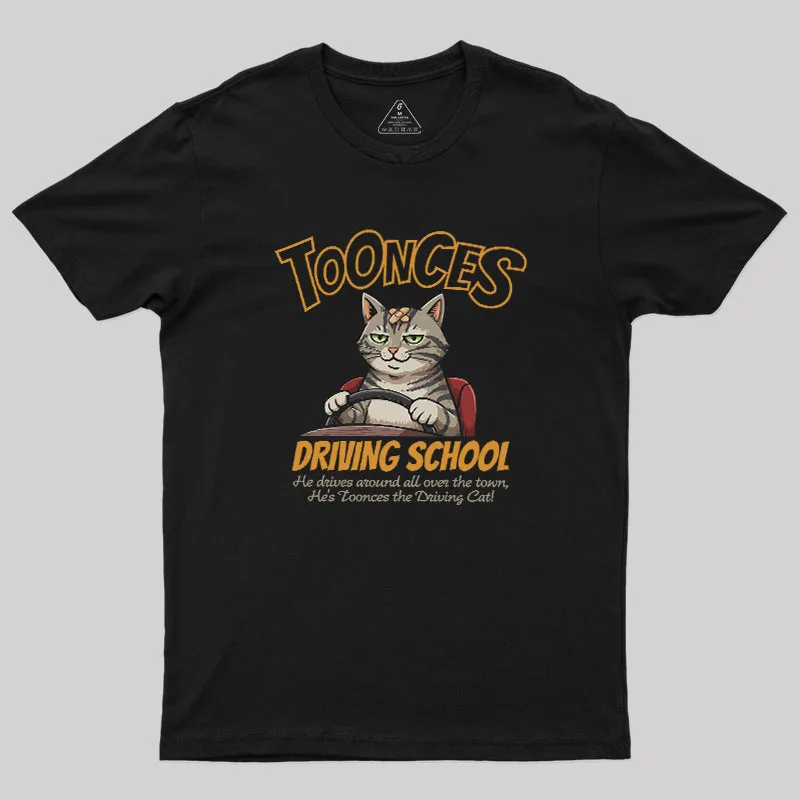 Toonces Driving Academy Geek T-Shirt