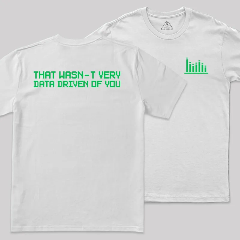 In Data We Trust Front and Back Printed Geek T-Shirt - Image 10