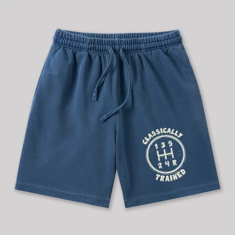 Classically Trained Geeky Washed Shorts - Image 5