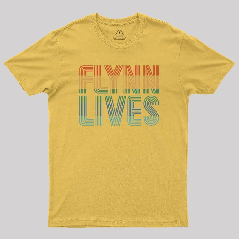Flynn Lives Geek T-Shirt - Image 7