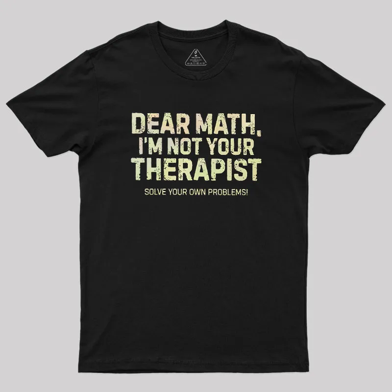 Alternative view of Dear Math Geek T-Shirt