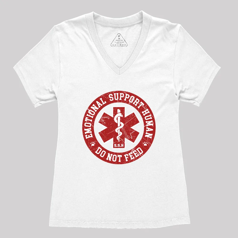 Do Not Feed Geek Women's V-Neck T-shirt - Image 4