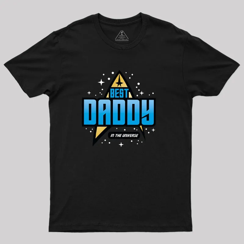 Best Daddy Trekkie Geek T-Shirt