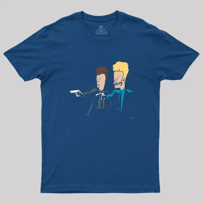 Butthead Fiction Beavis Geek T-Shirt - Image 2