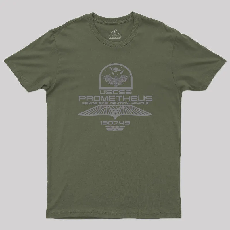 USCSS Prometheus Geek T-Shirt - Image 3