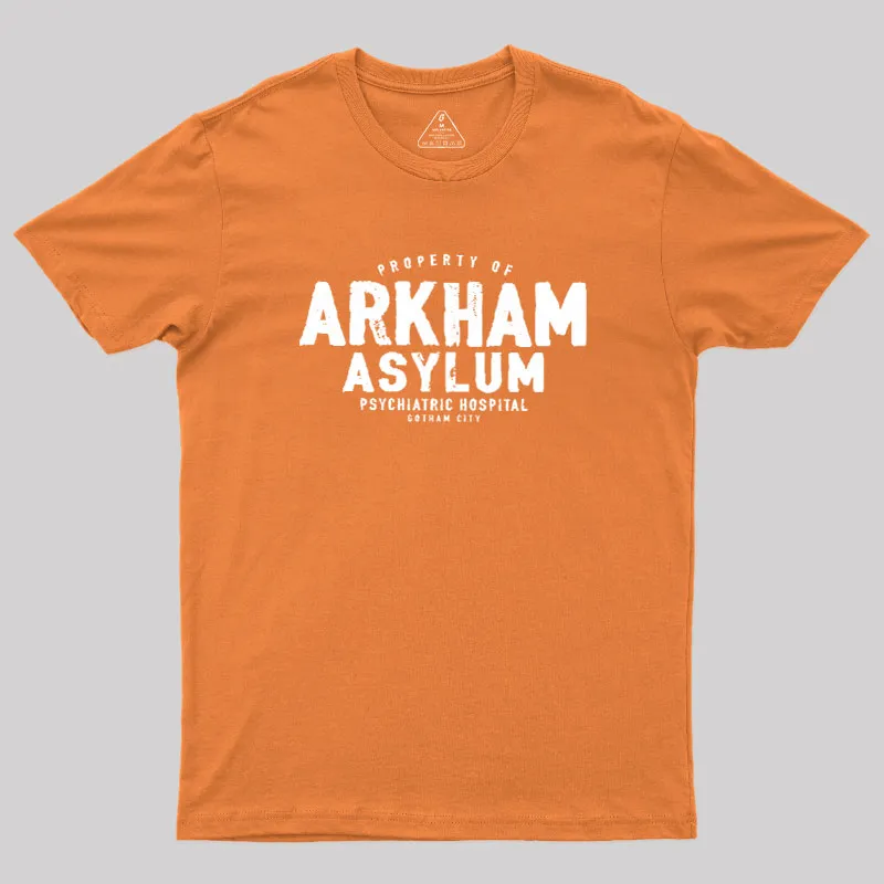 Arkham Asylum Geek T-Shirt - Image 5