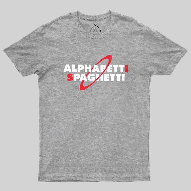 Alphabetti Spagetti Geek T-Shirt - Image 4