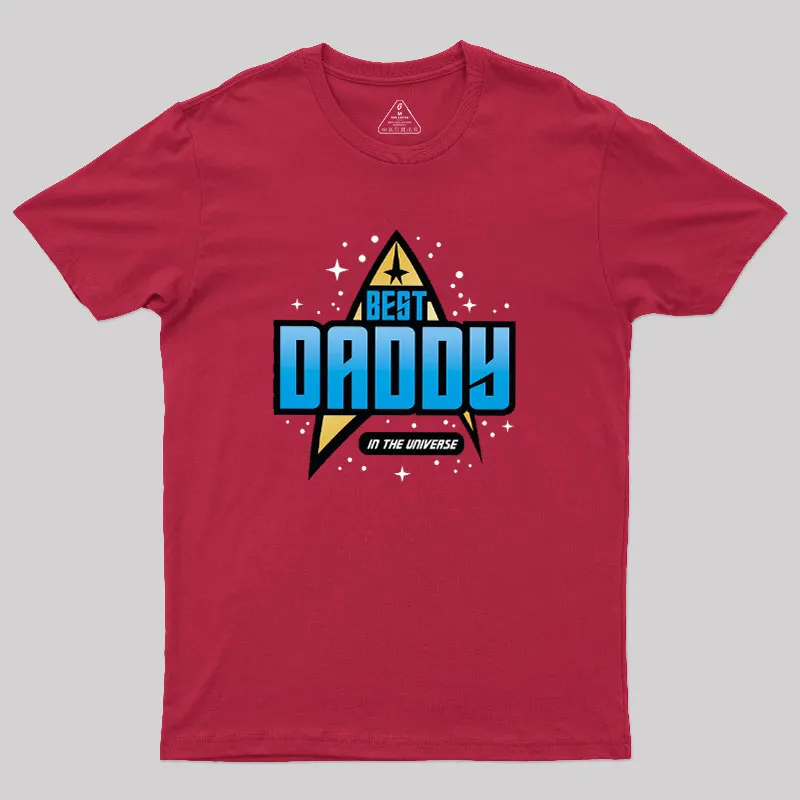 Best Daddy Trekkie Geek T-Shirt - Image 5