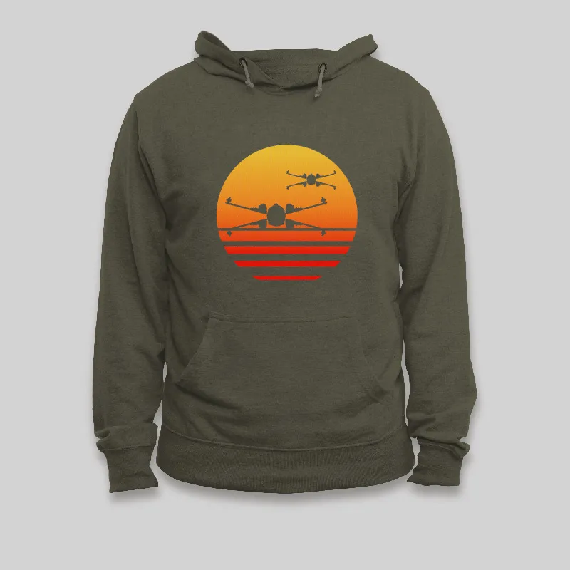 Sunset Wing Starfighter Geek Hoodie - Image 3