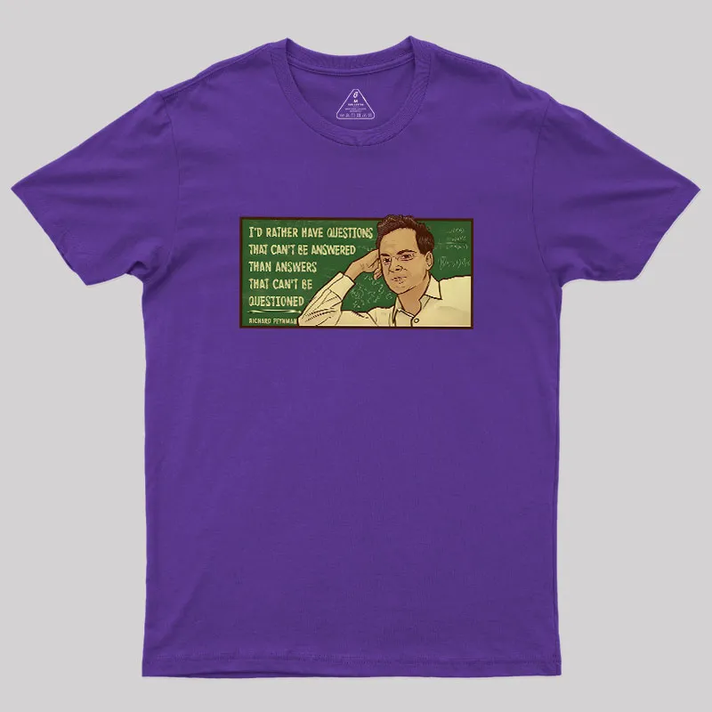 Feynman Science Shirt Geek T-Shirt - Image 6